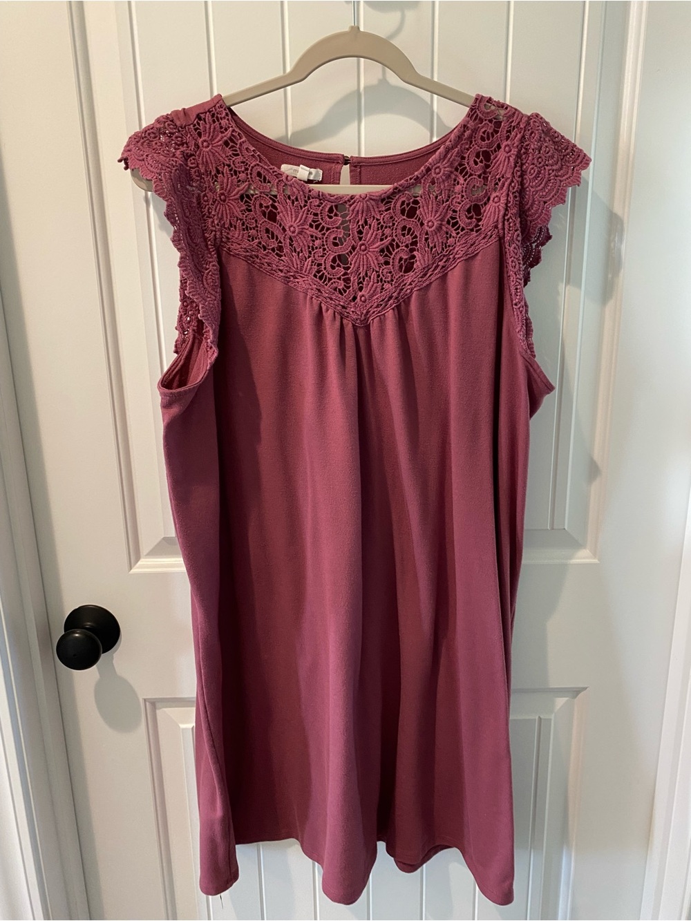 Maurices Sleeveless Dress in Dusty Mauve